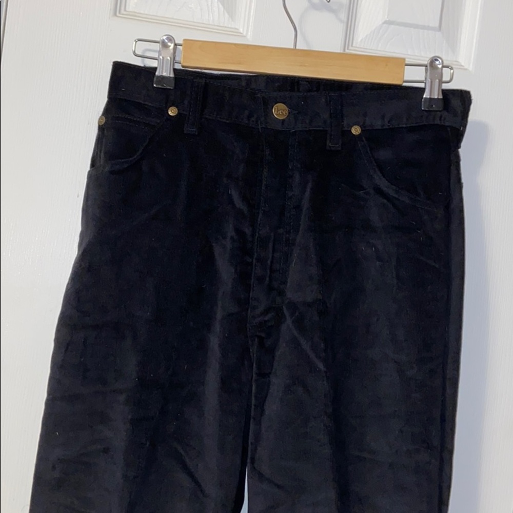 Lee Vintage Black Corduroy Pants - image 1